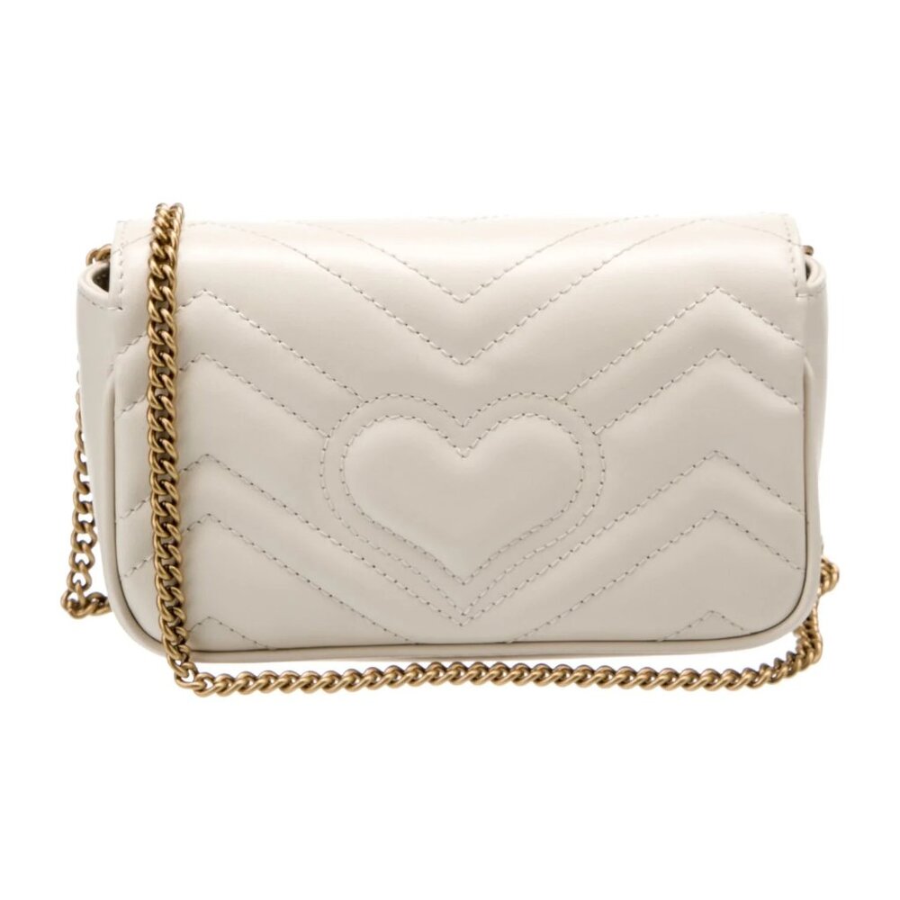 Authentic Gucci Marmont Matellase Quilted Leather Super Mini Bag - Picture 3 of 4